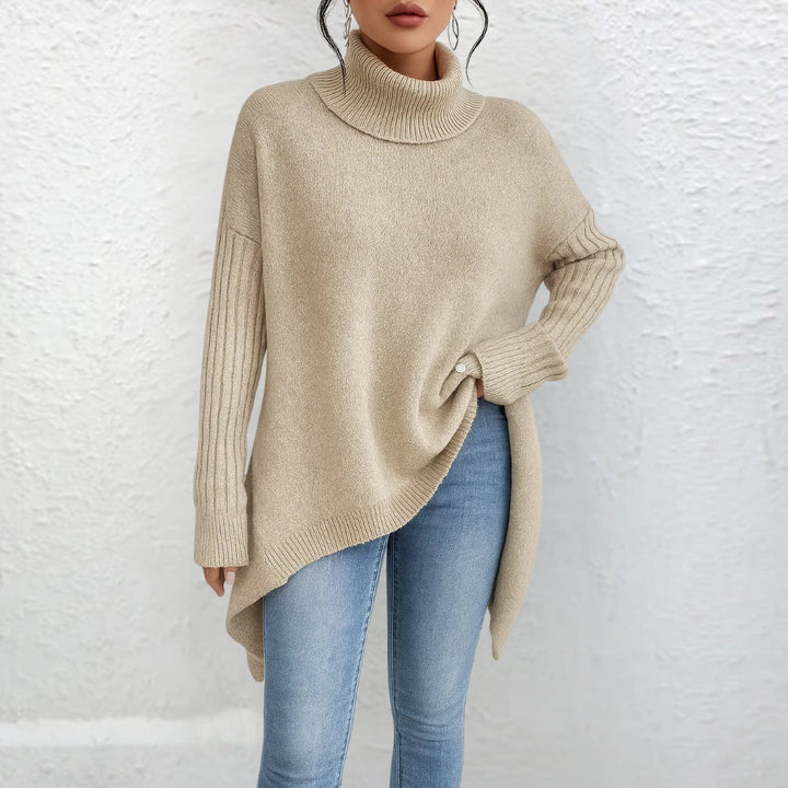 Women's Solid Turtleneck Sweater