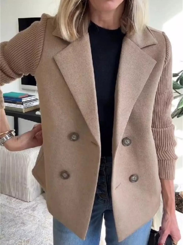 Women's Mid-Length Shawl Collar Coat