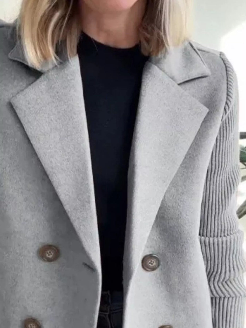 Women's Mid-Length Shawl Collar Coat
