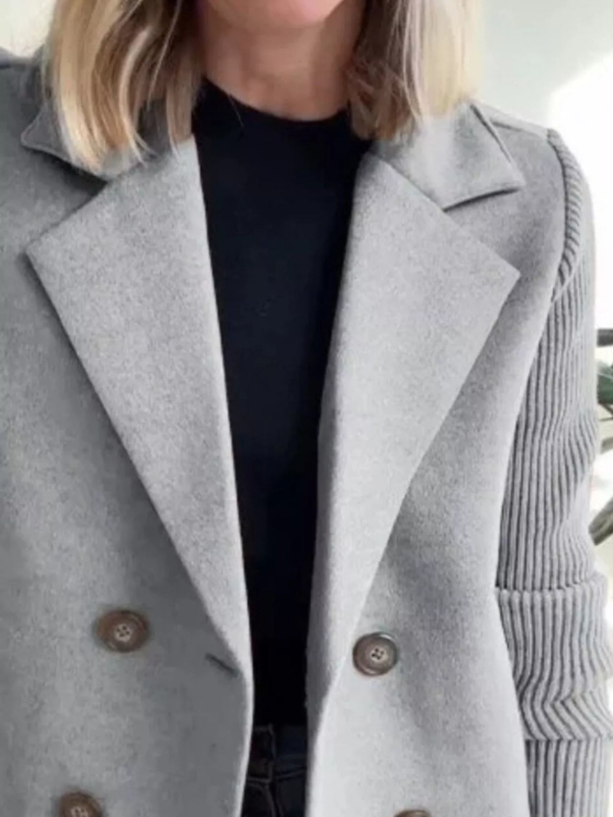 Women's Mid-Length Shawl Collar Coat
