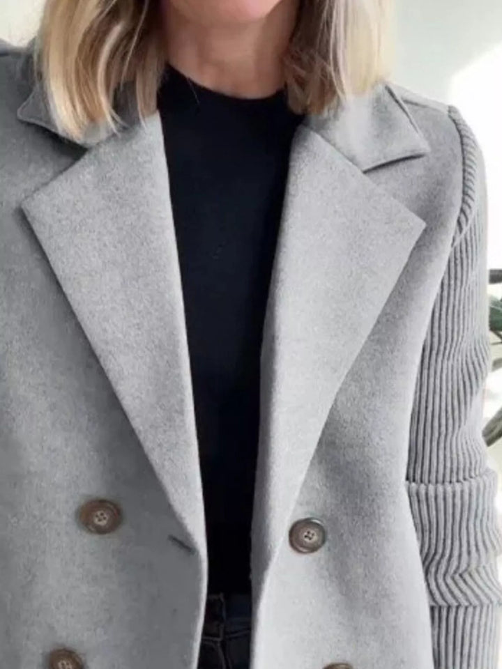 Women's Mid-Length Shawl Collar Coat