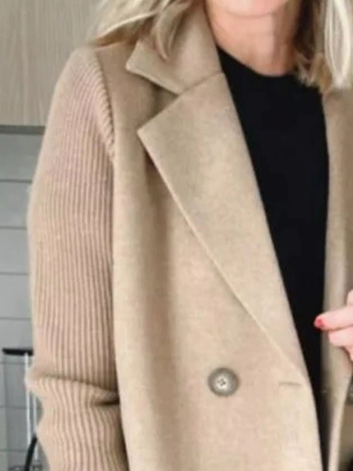 Women's Mid-Length Shawl Collar Coat