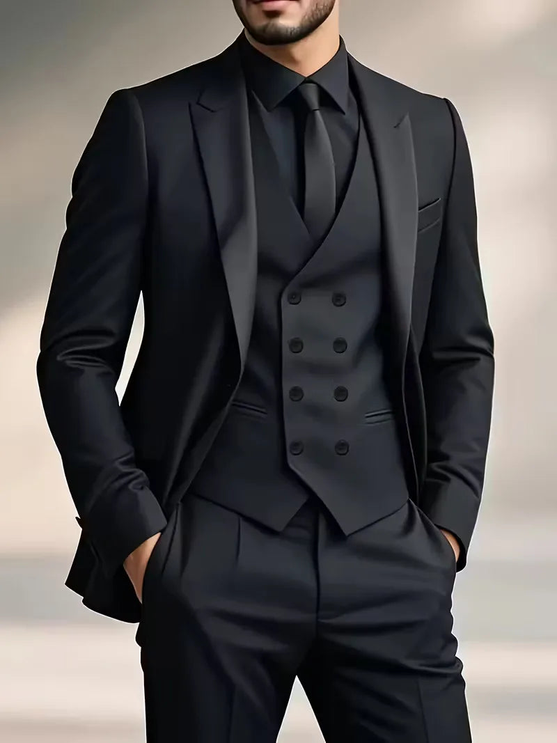 Men's Slim Fit Three Piece Suit
