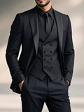 Costume trois pièces coupe ajustée pour homme