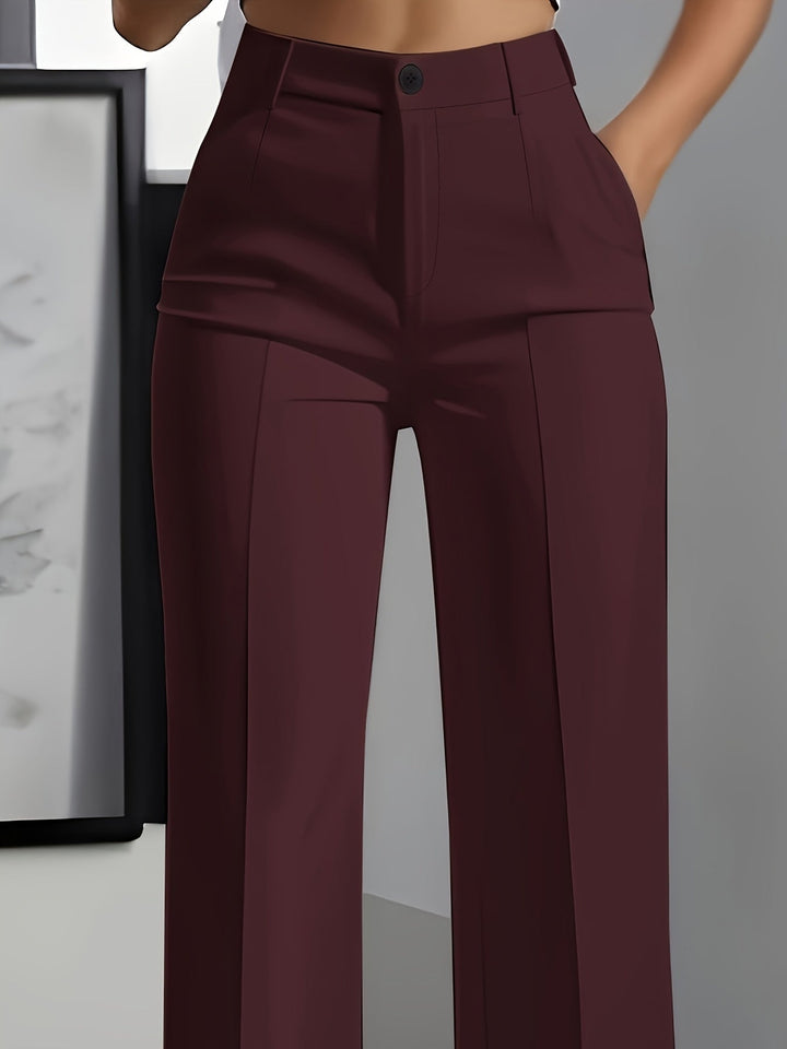 Women's High Rise Wide Leg Trousers