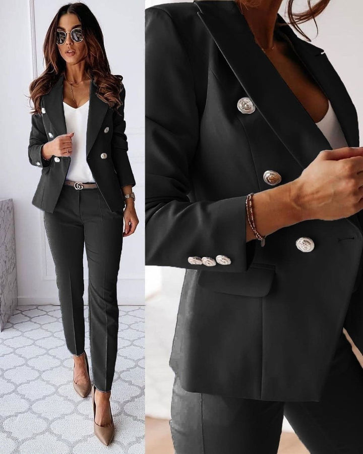 Patrycja | Elegant Double-Breasted Women's Suit