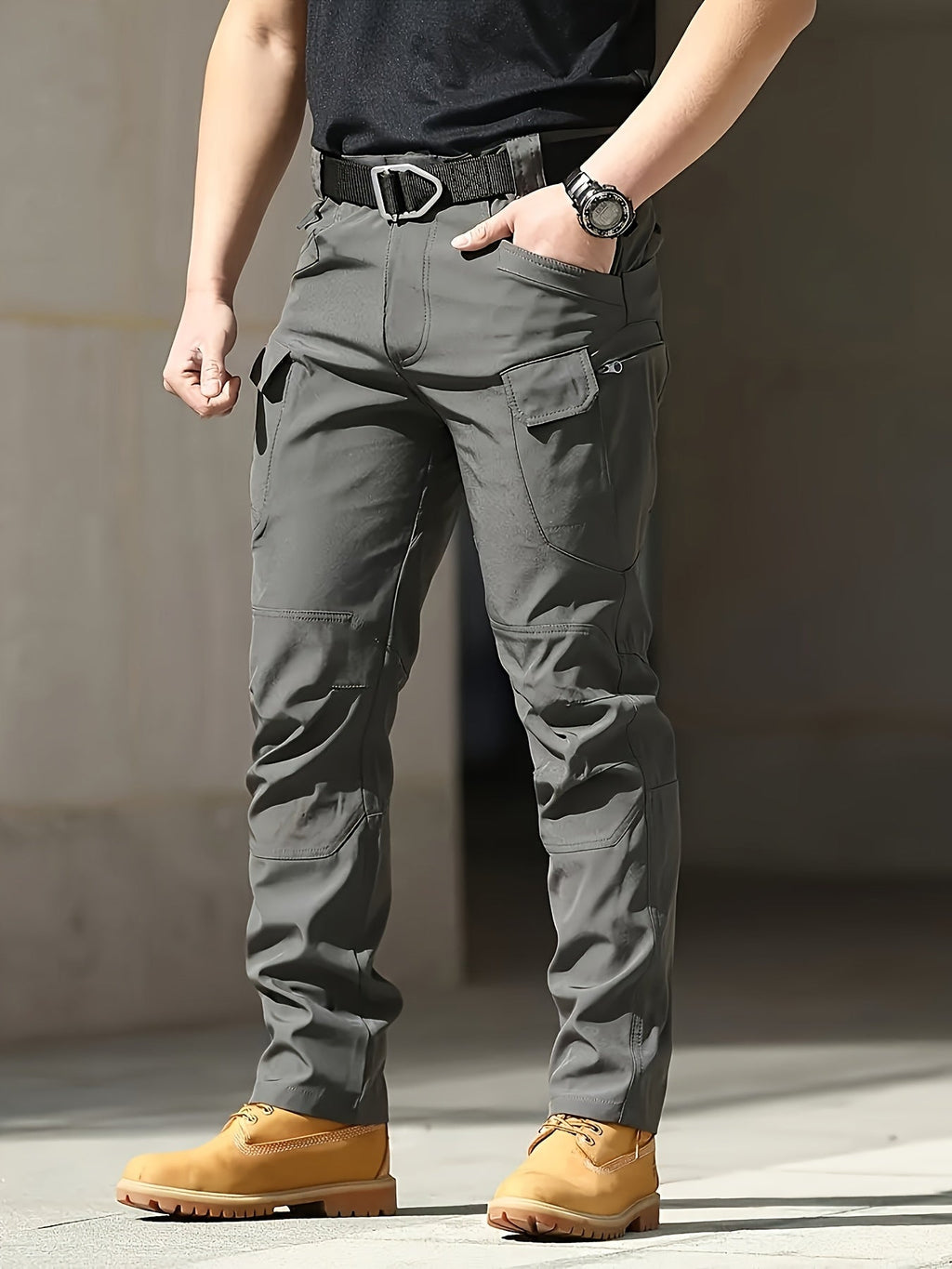 Pantalon utilitaire pour homme avec plusieurs poches