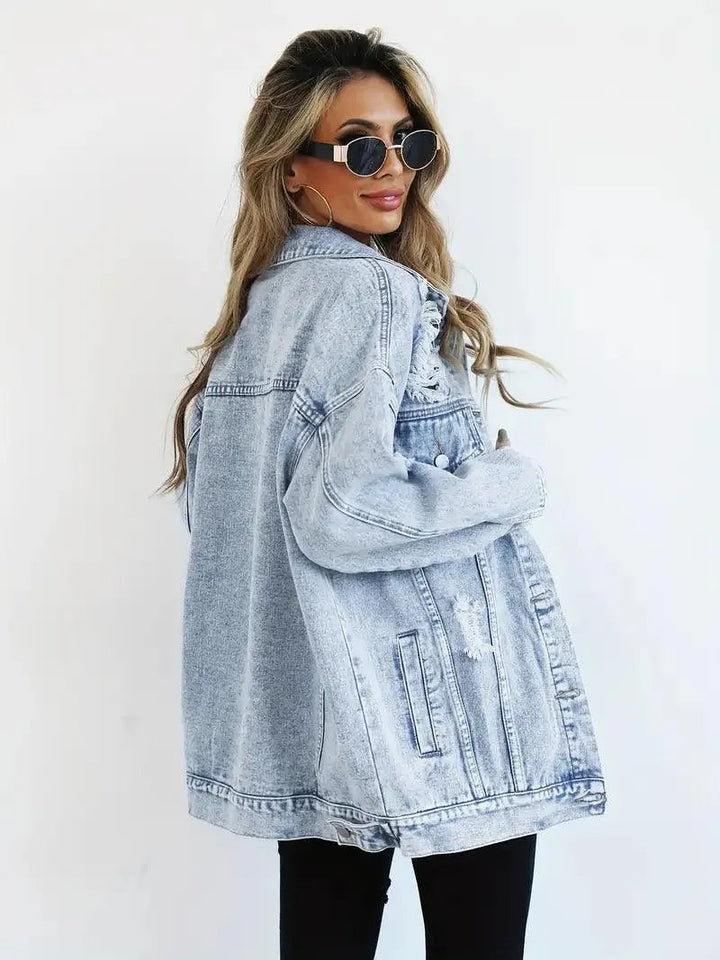 Klaudia | Women's Oversized Denim Jacket
