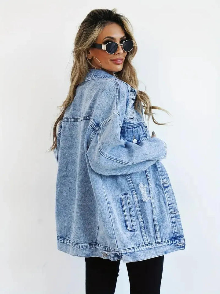 Klaudia | Women's Oversized Denim Jacket