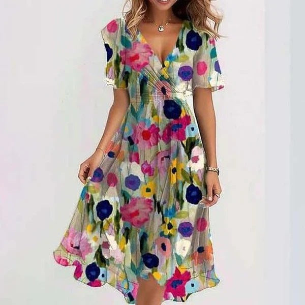 Zuzanna | Women's Floral Midi Dress