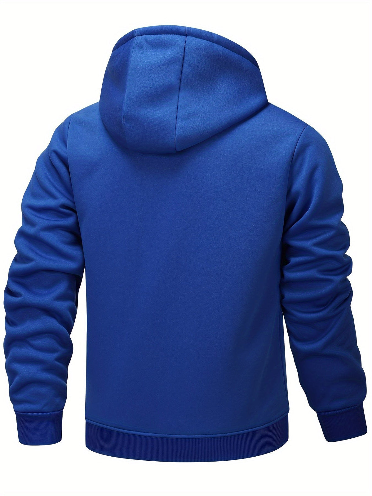 Chaqueta con capucha y cremallera de hombre