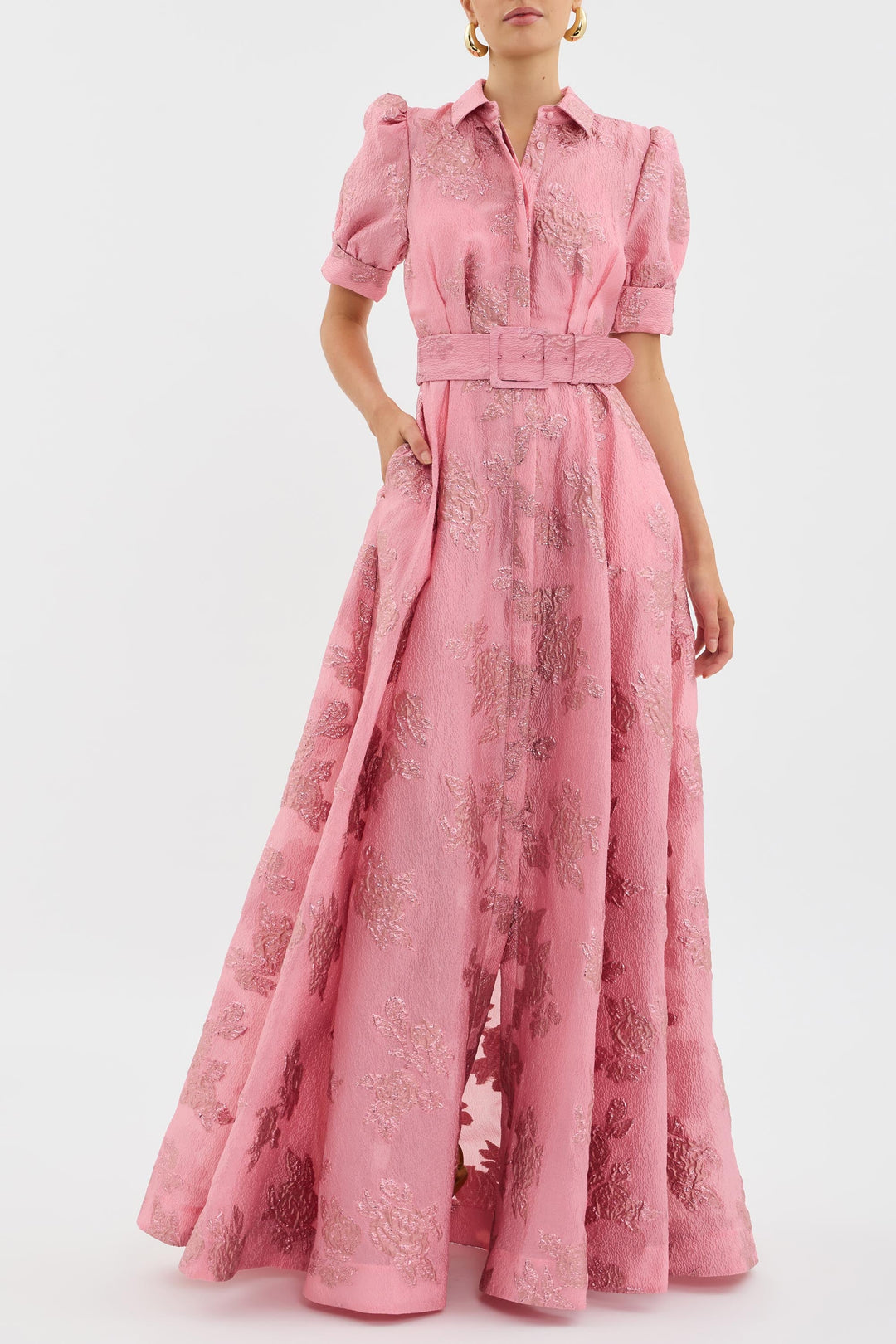 Zofia | Elegant Women's Dress with Puff Sleeves