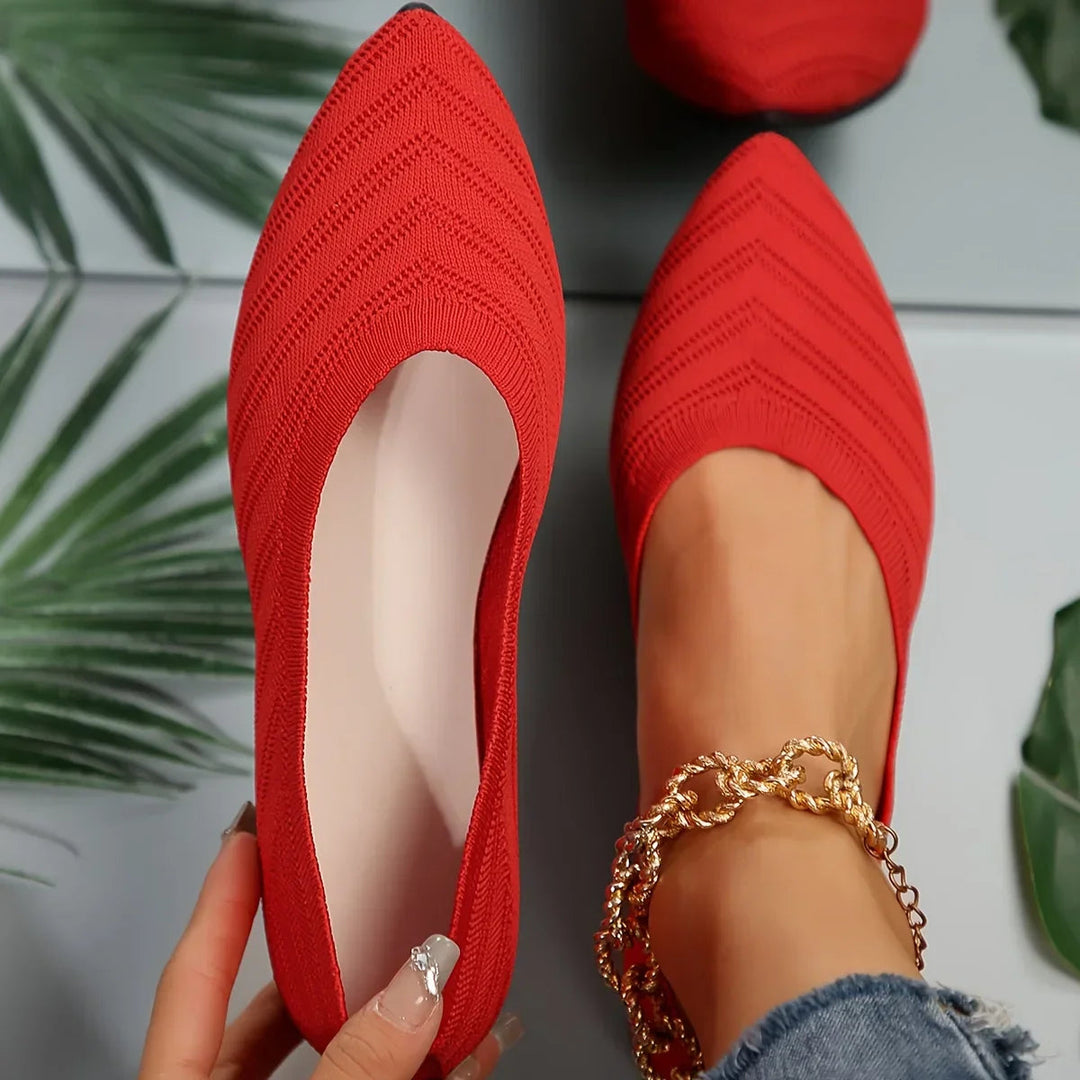 Annelise | Women's Ballet Flats with Breathable Knit Upper