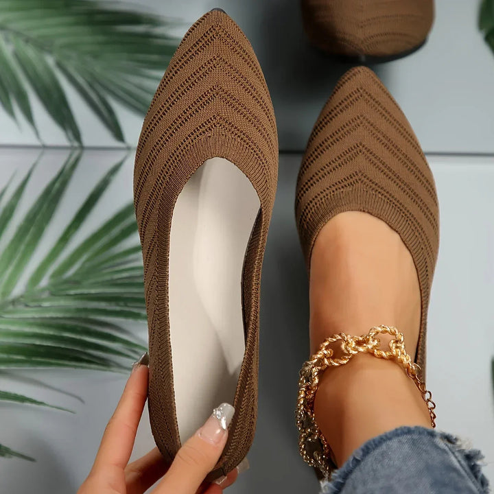 Annelise | Women's Ballet Flats with Breathable Knit Upper
