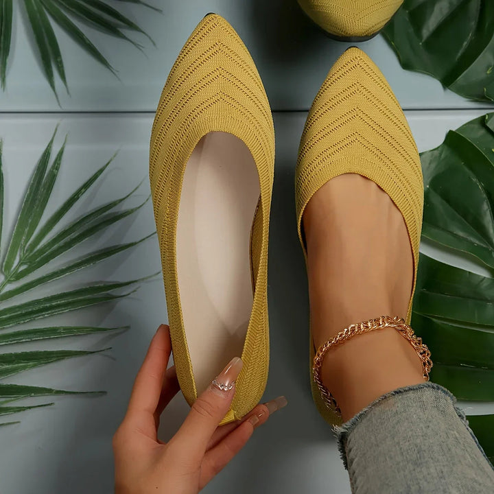 Annelise | Women's Ballet Flats with Breathable Knit Upper