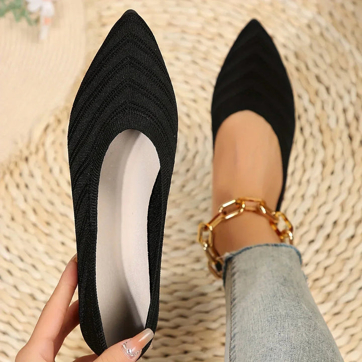 Annelise | Women's Ballet Flats with Breathable Knit Upper