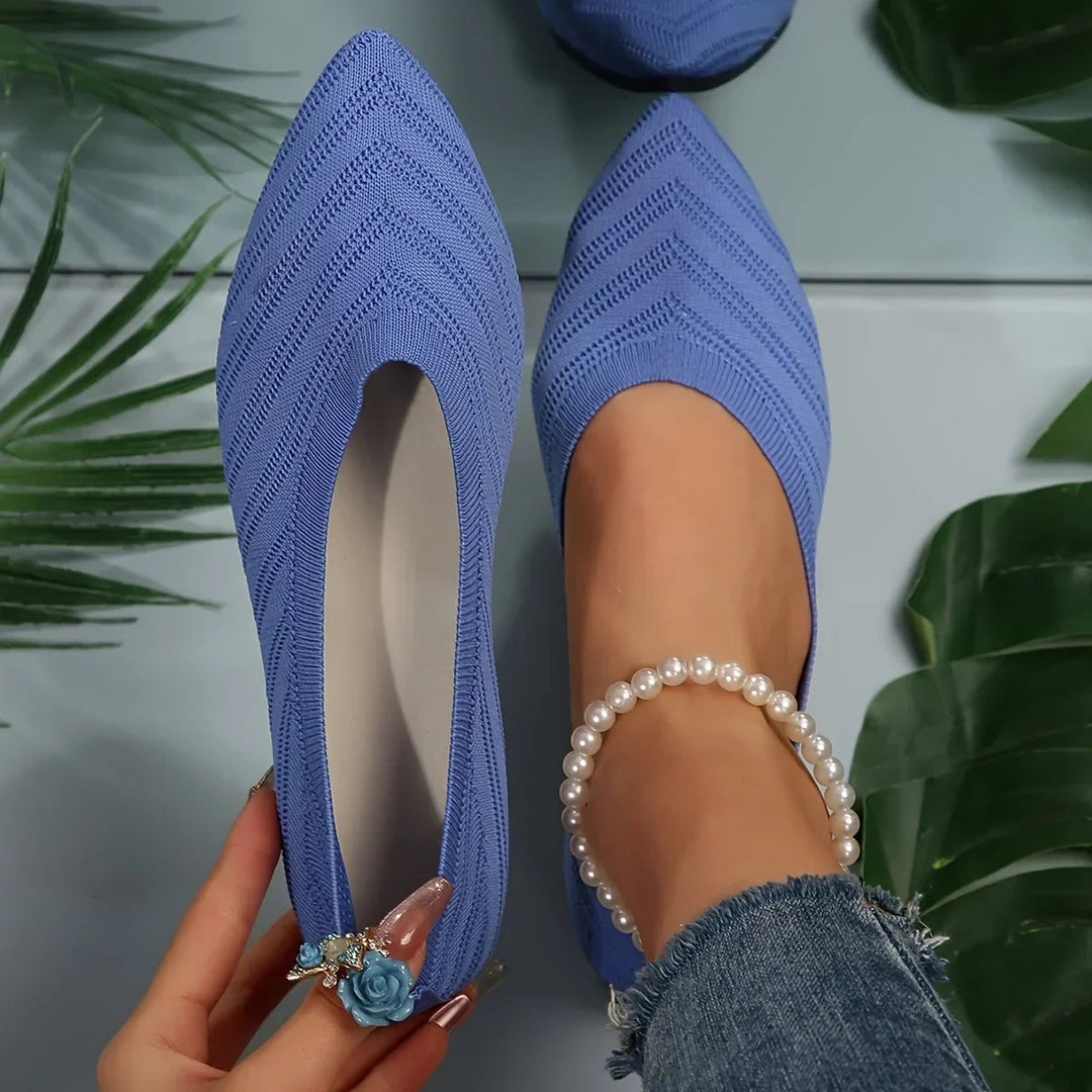 Annelise | Women's Ballet Flats with Breathable Knit Upper