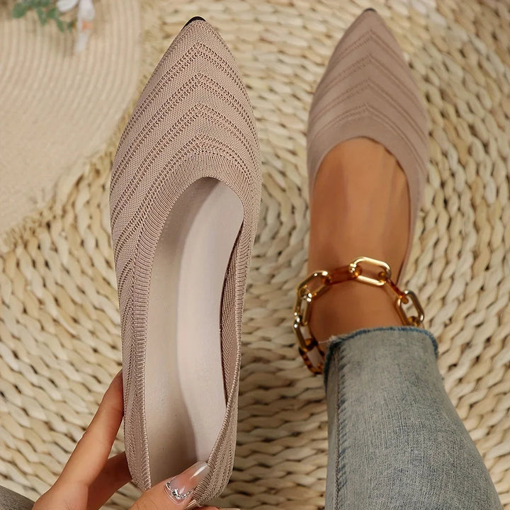 Annelise | Women's Ballet Flats with Breathable Knit Upper