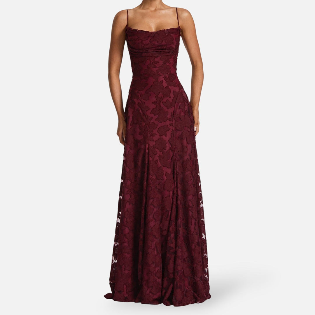 Women's Elegant A-Line Maxi Dress