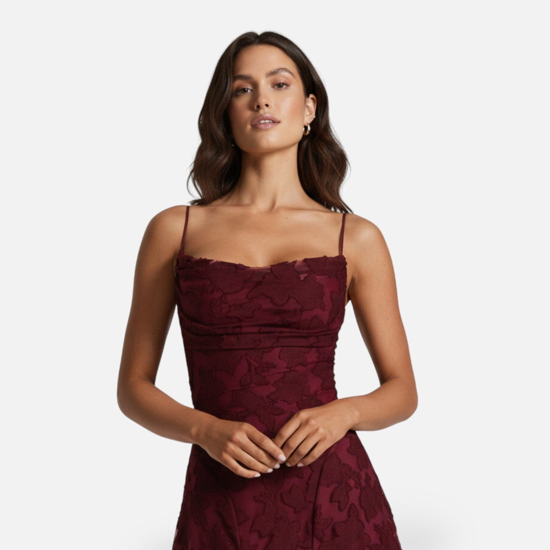 Women's Elegant A-Line Maxi Dress