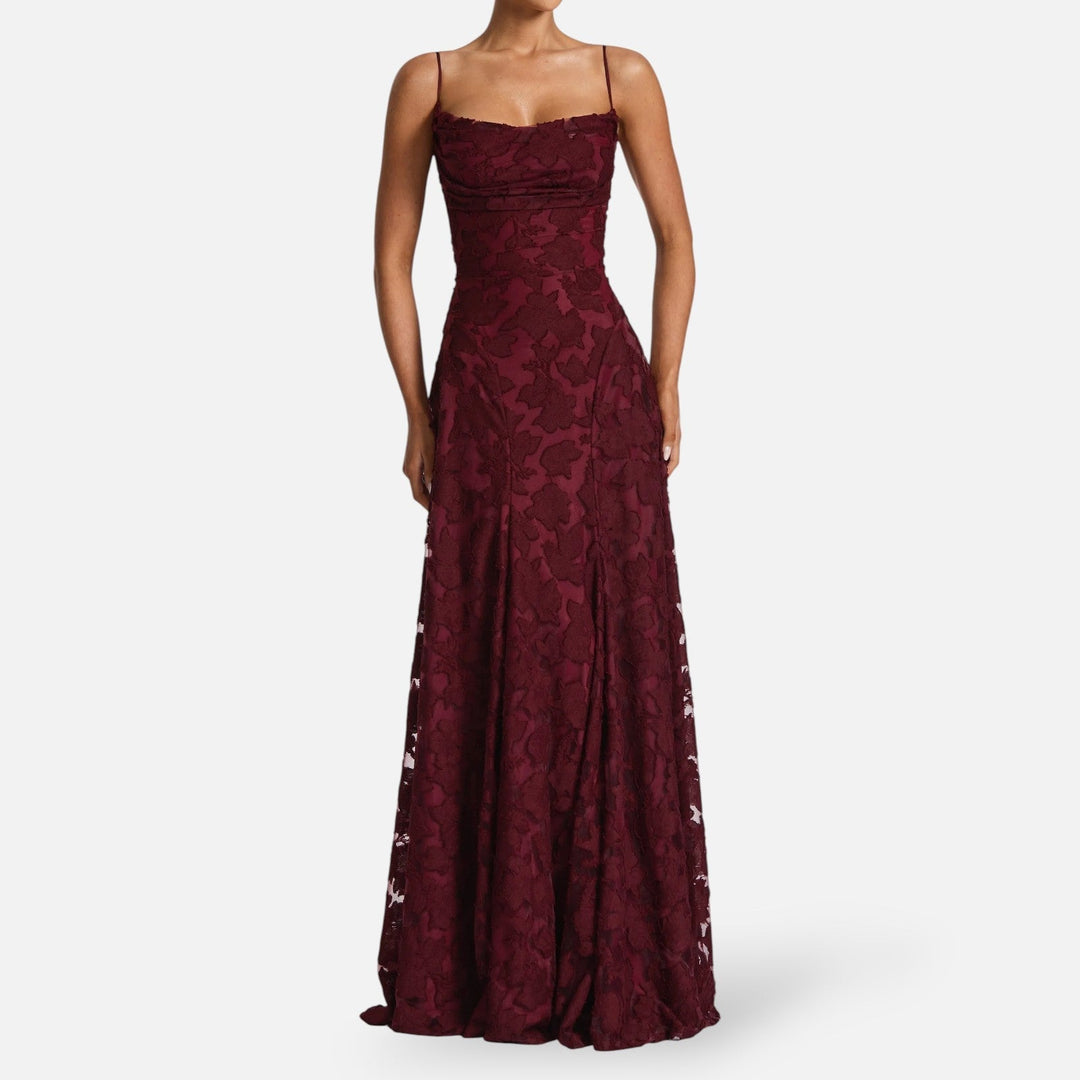 Women's Elegant A-Line Maxi Dress
