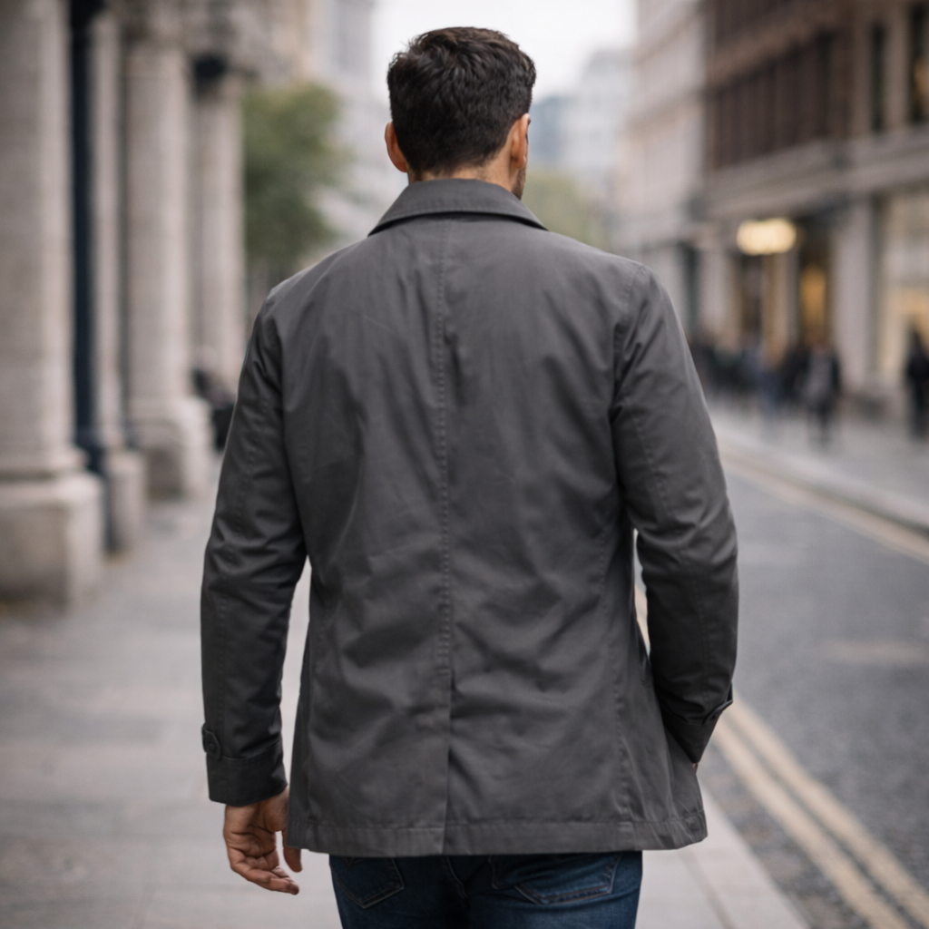 Men's Relaxed Fit Overcoat
