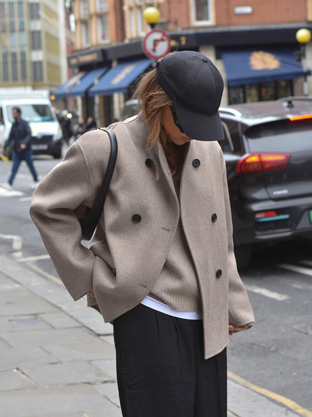 Women's Double-Breasted Pea Coat