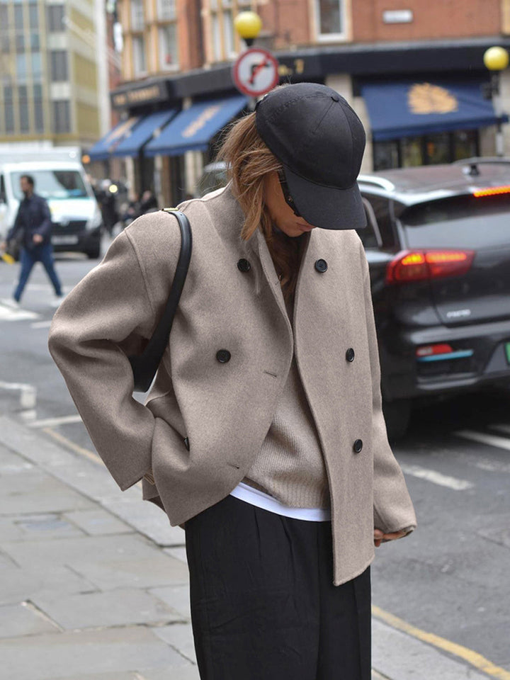 Women's Double-Breasted Pea Coat