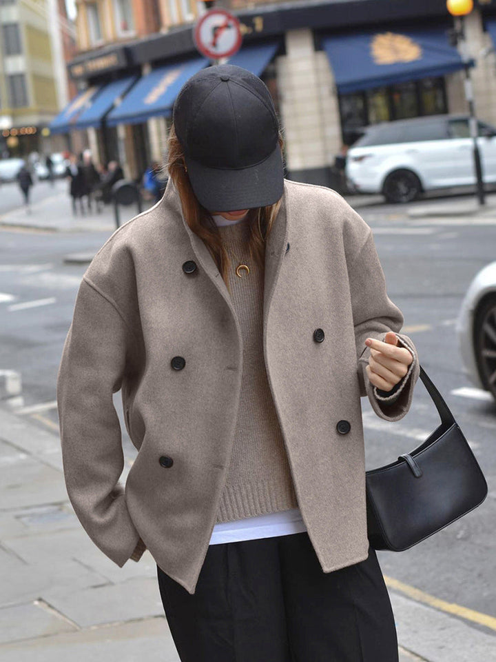 Women's Double-Breasted Pea Coat