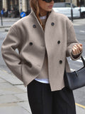 Women's Double-Breasted Pea Coat