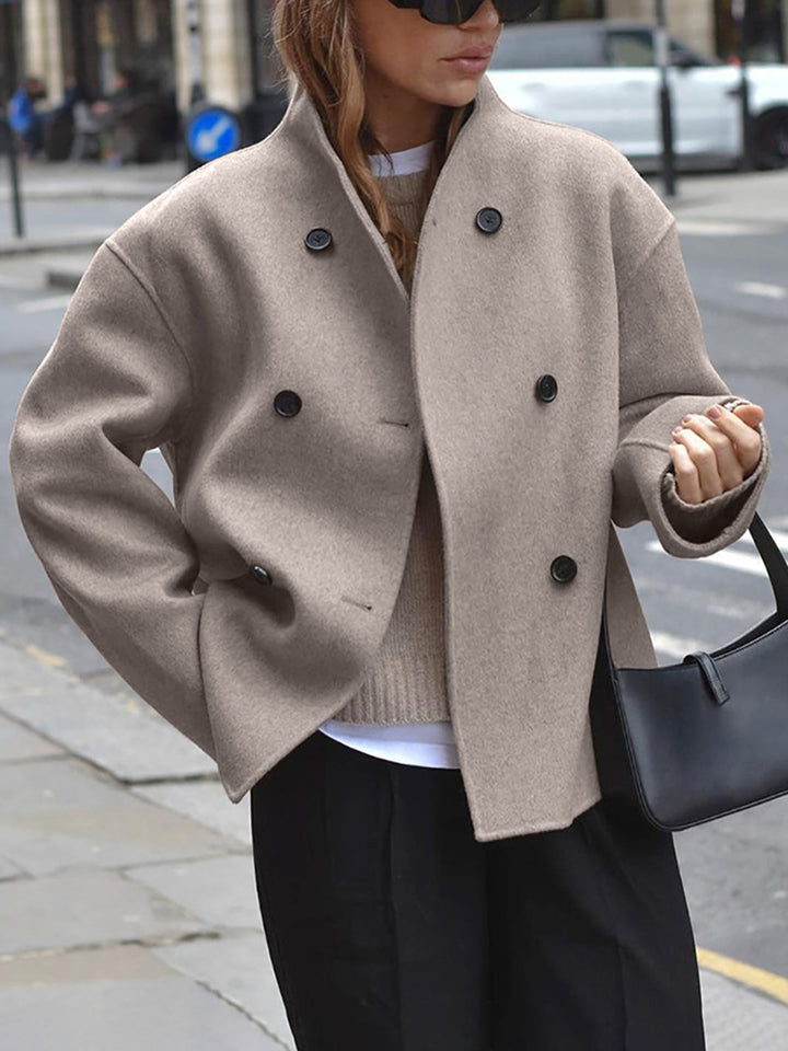 Women's Double-Breasted Pea Coat