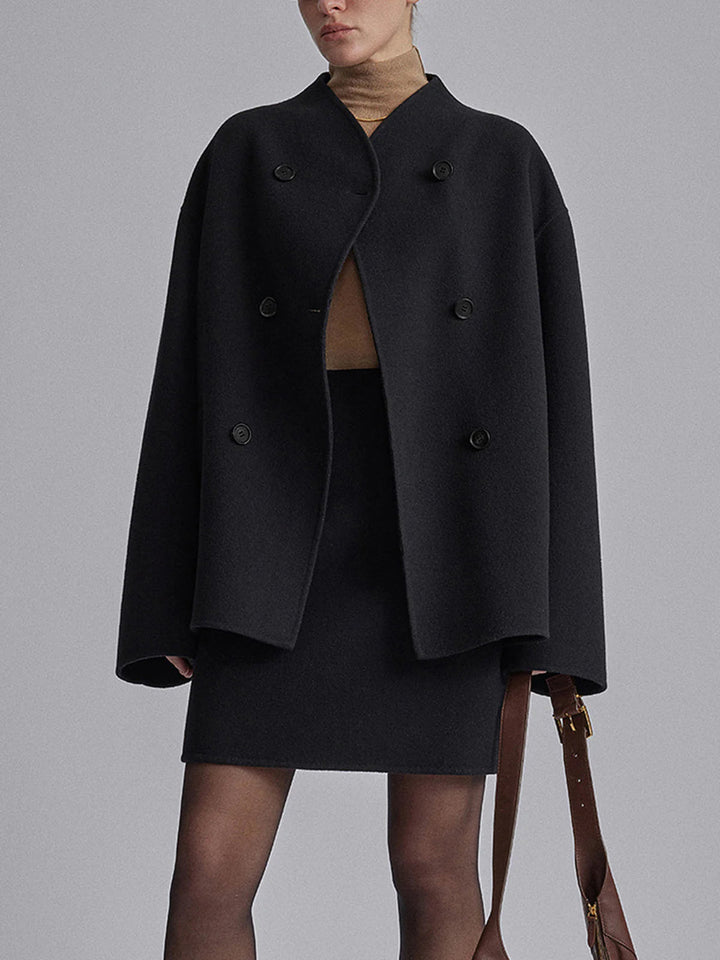 Women's Double-Breasted Pea Coat