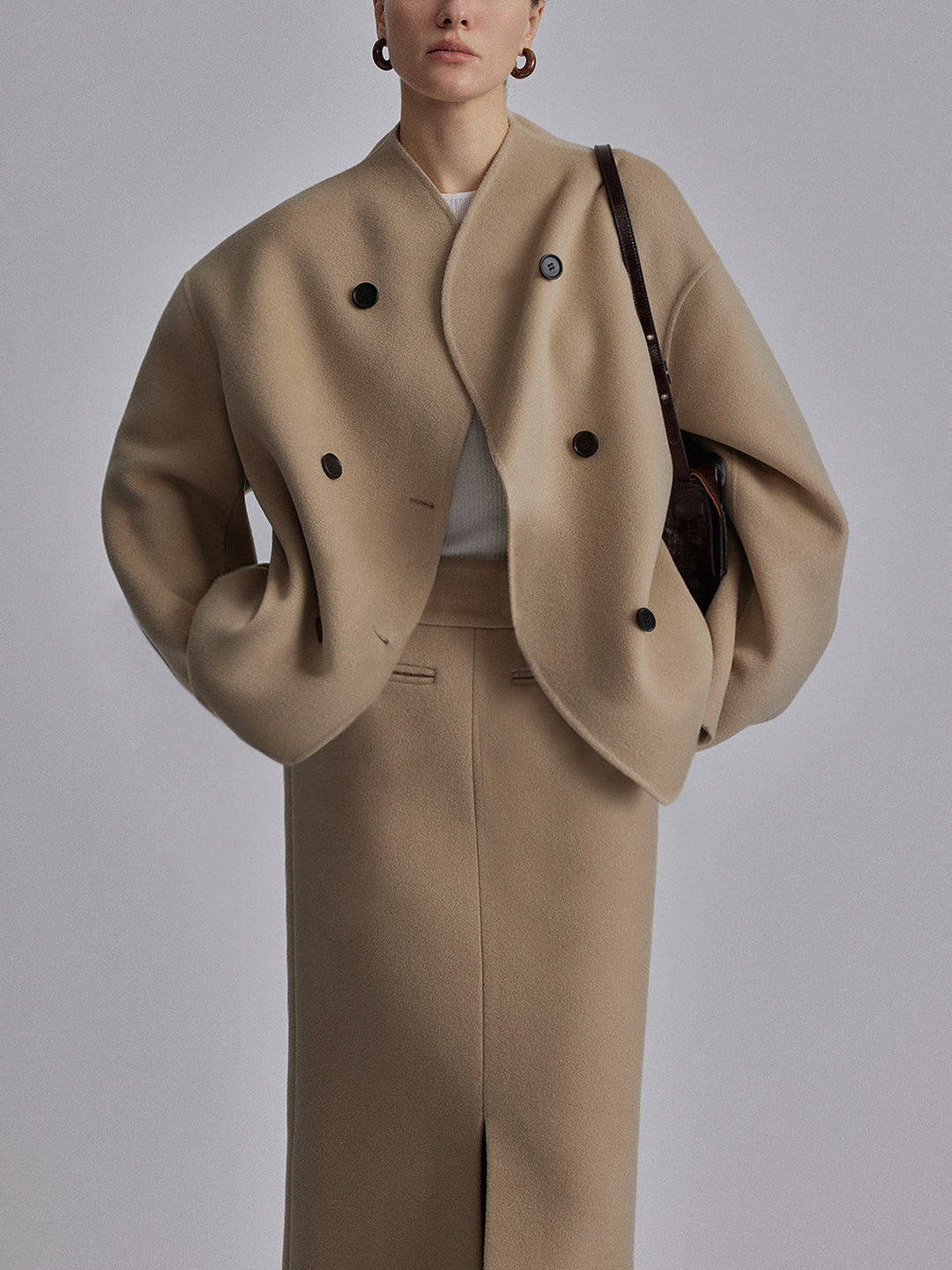 Women's Double-Breasted Pea Coat