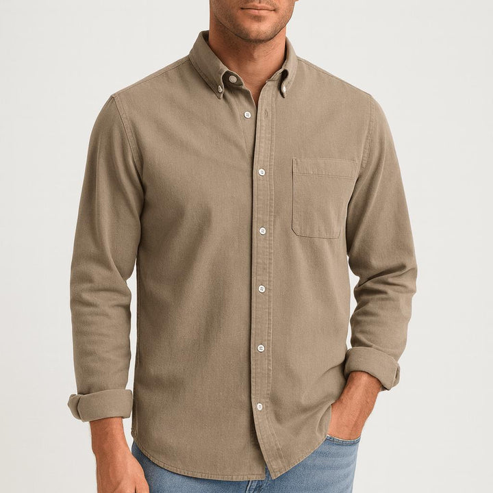 Marco | Classic Cotton Long Sleeve Shirt