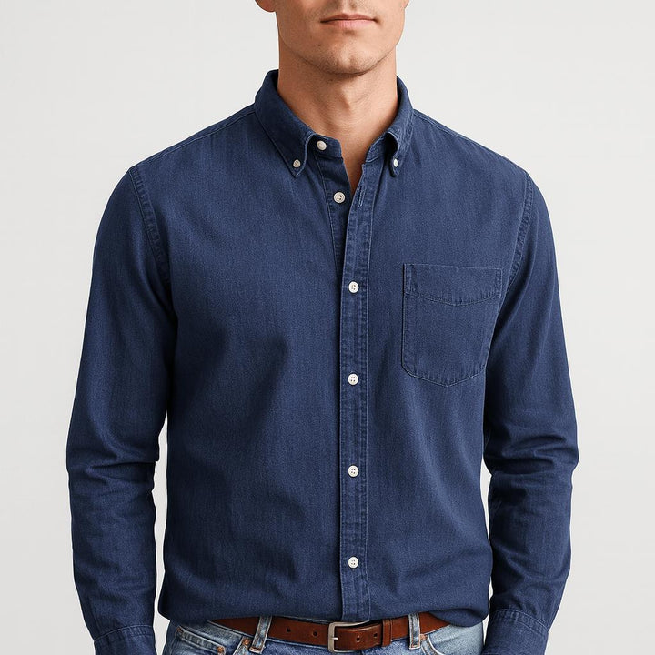 Marco | Classic Cotton Long Sleeve Shirt