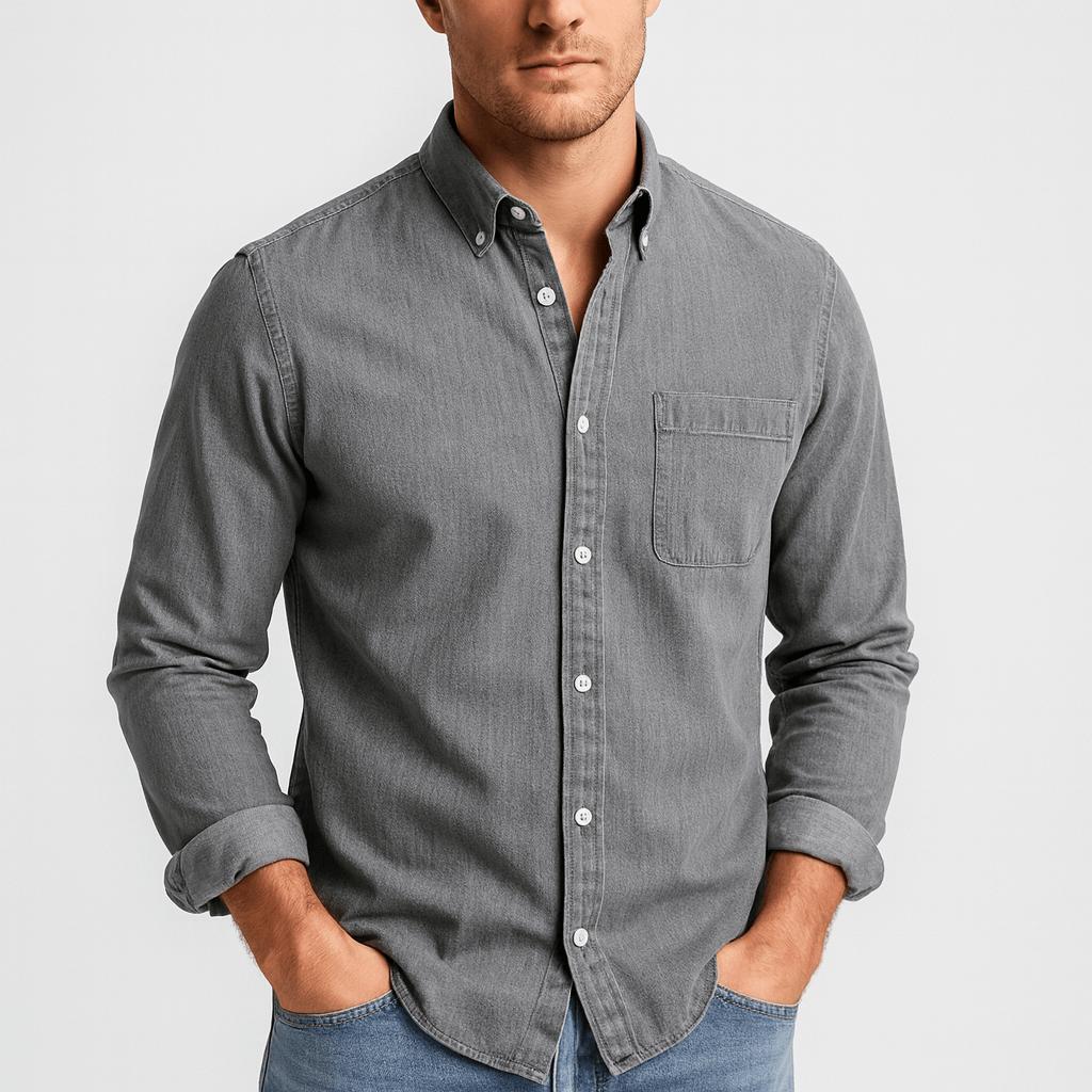 Marco | Classic Cotton Long Sleeve Shirt