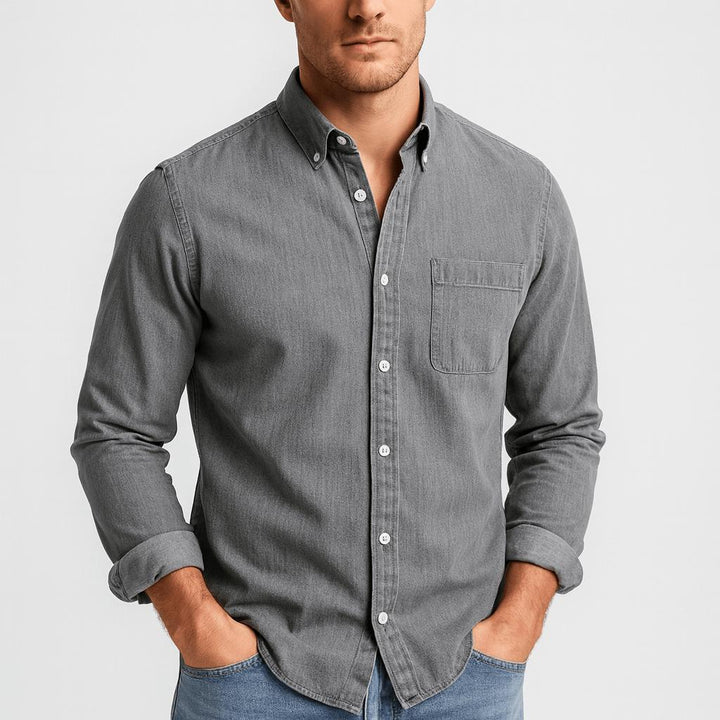 Marco | Classic Cotton Long Sleeve Shirt