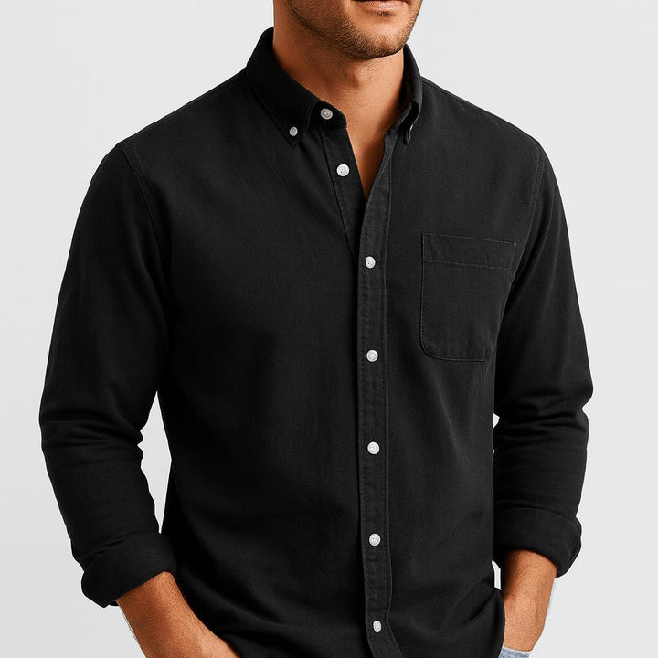 Marco | Classic Cotton Long Sleeve Shirt