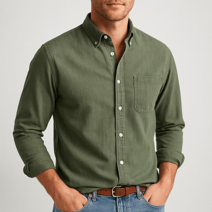 Marco | Classic Cotton Long Sleeve Shirt