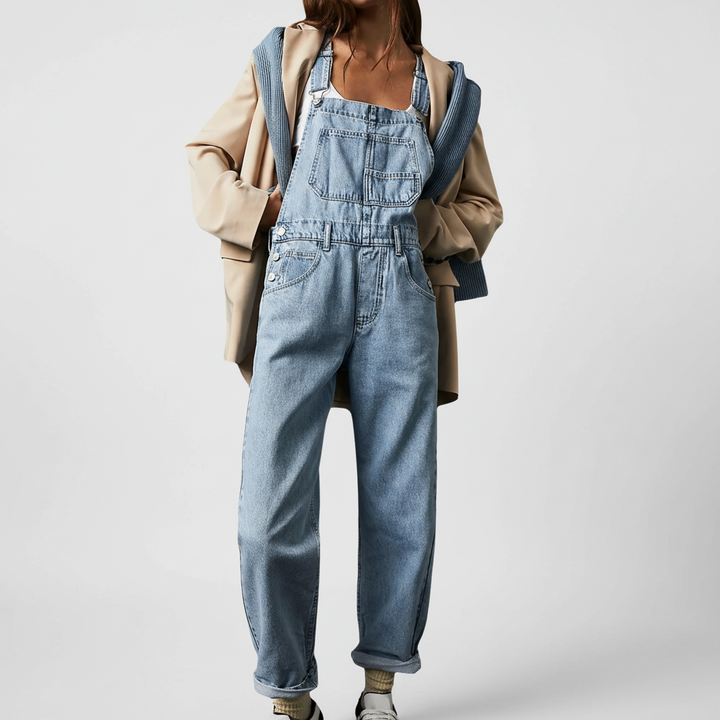 Nadia | Relaxed Fit Denim Jumpsuit