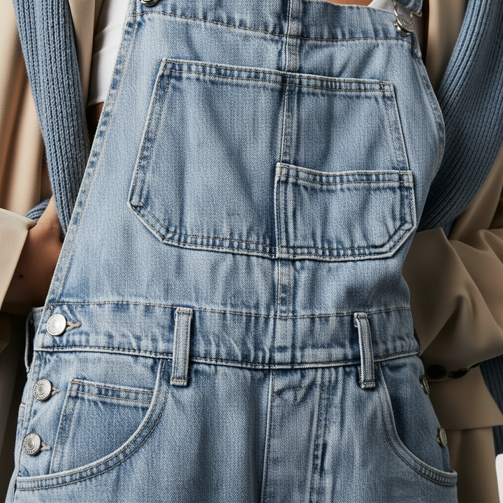 Nadia | Relaxed Fit Denim Jumpsuit