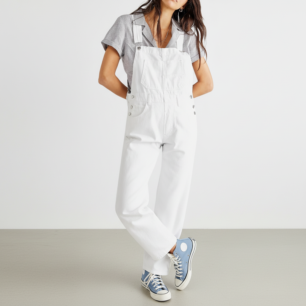 Nadia | Relaxed Fit Denim Jumpsuit