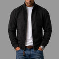 Blouson bomber en daim pour homme