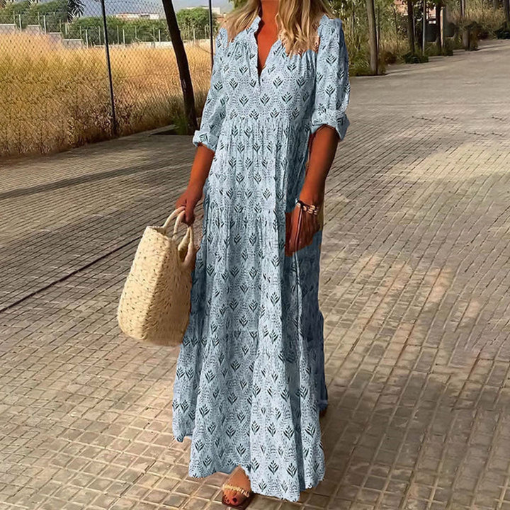 Women's Maxi Long Sleeve Summer Dress