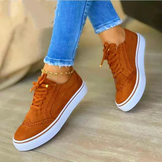 Baskets à lacets pour femme