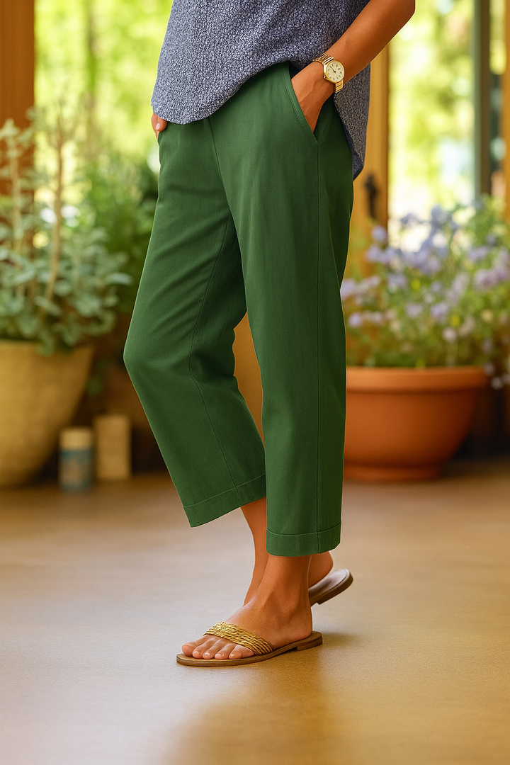 Danuta | Women's Summer Wide Trousers