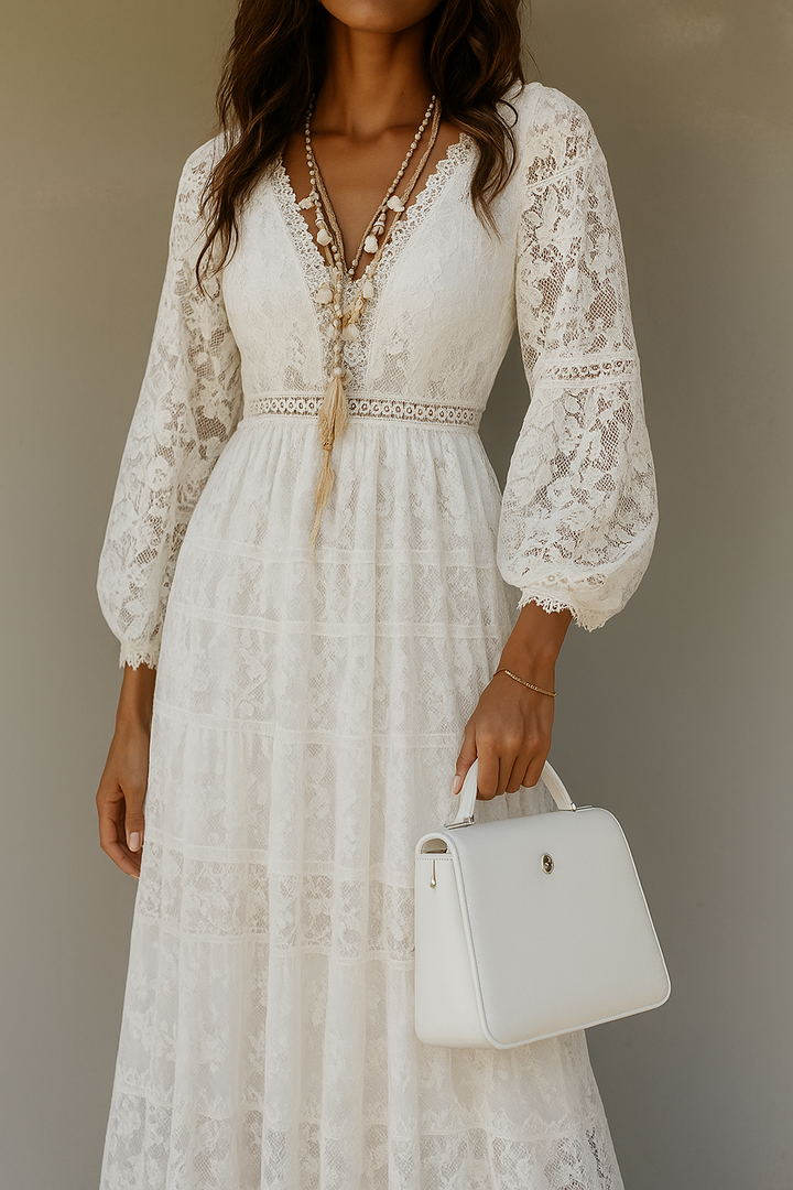 Women's Boho Floral Maxi Dress