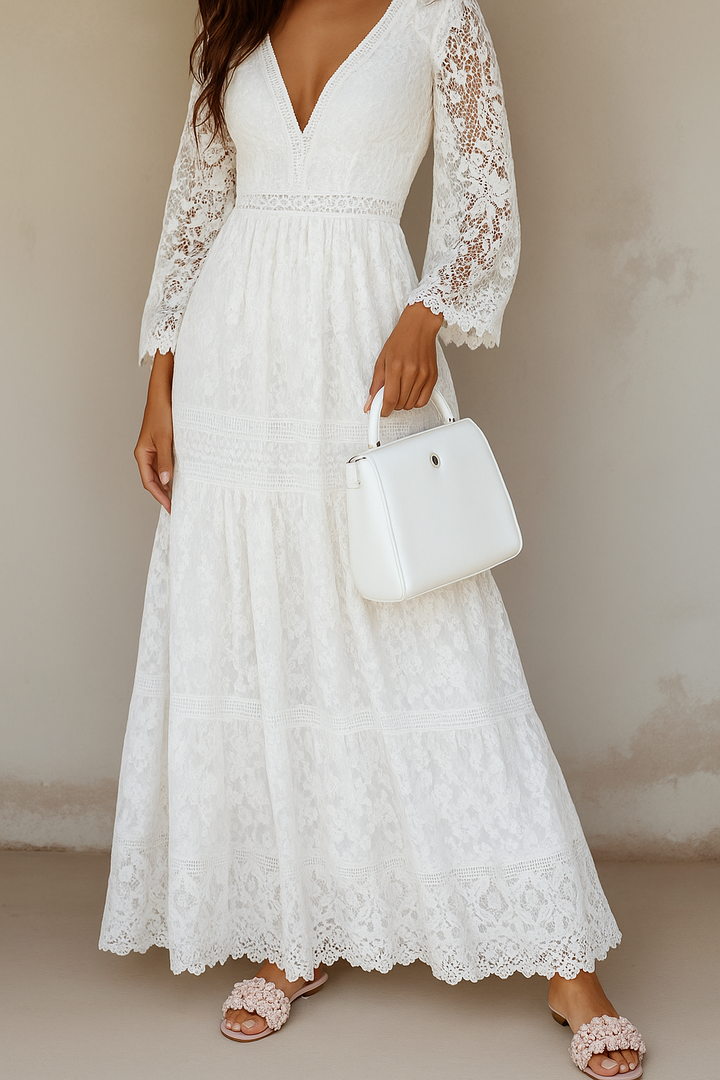 Women's Boho Floral Maxi Dress