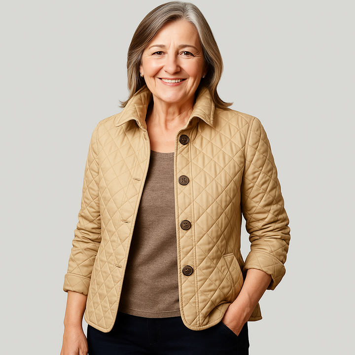 Margot | Quilted Jacket with Classic Collar