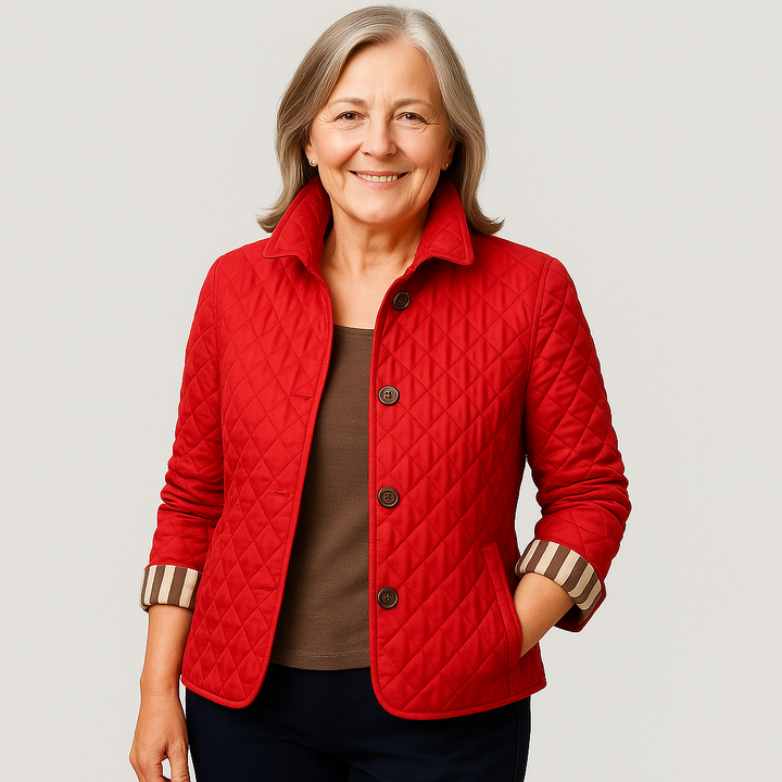 Margot | Quilted Jacket with Classic Collar